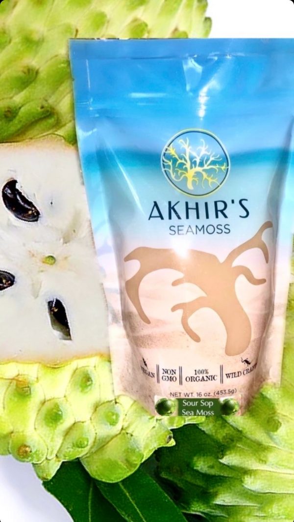 Akhir's Sour Sop Infused Sea Moss