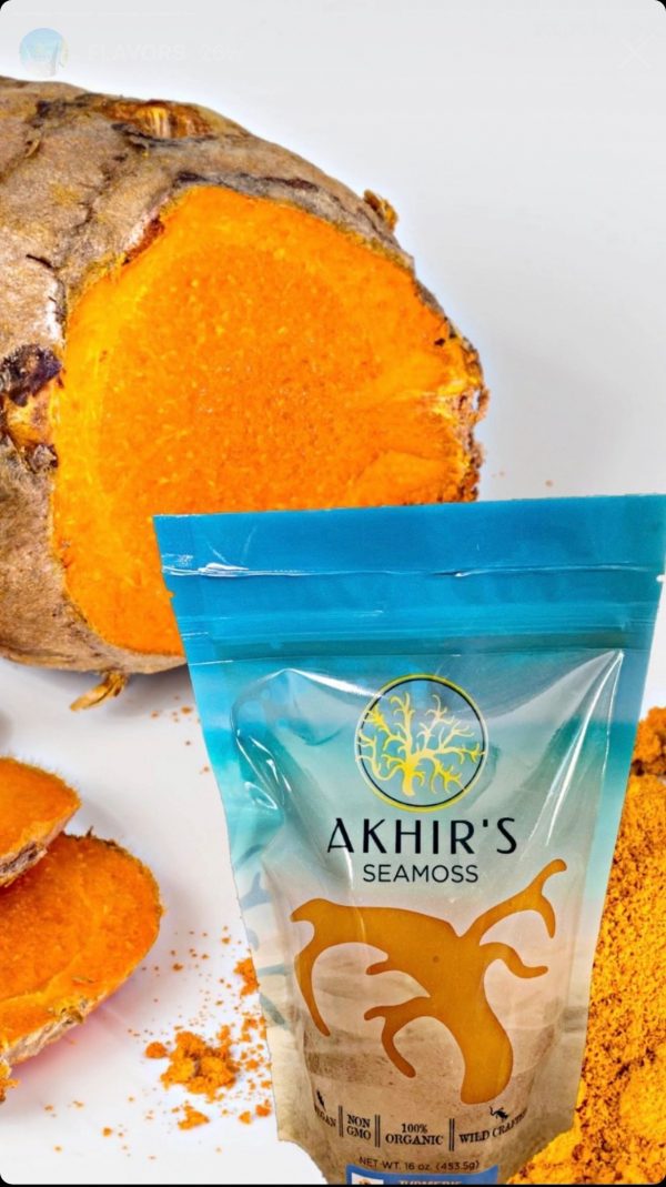 Akhir's Tumeric Infused Sea Moss