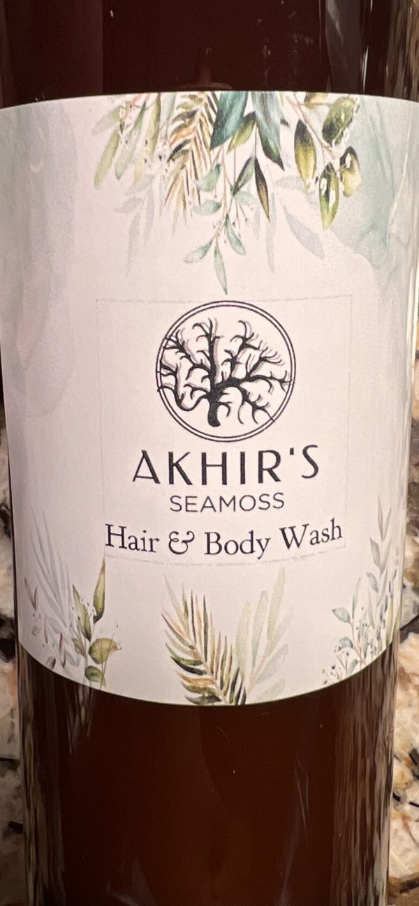 Sea Moss Hair and Body Wash (Eucalyptus and Mint)