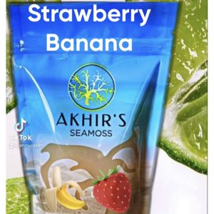 Strawberry-Banana Sea Moss. (16oz)